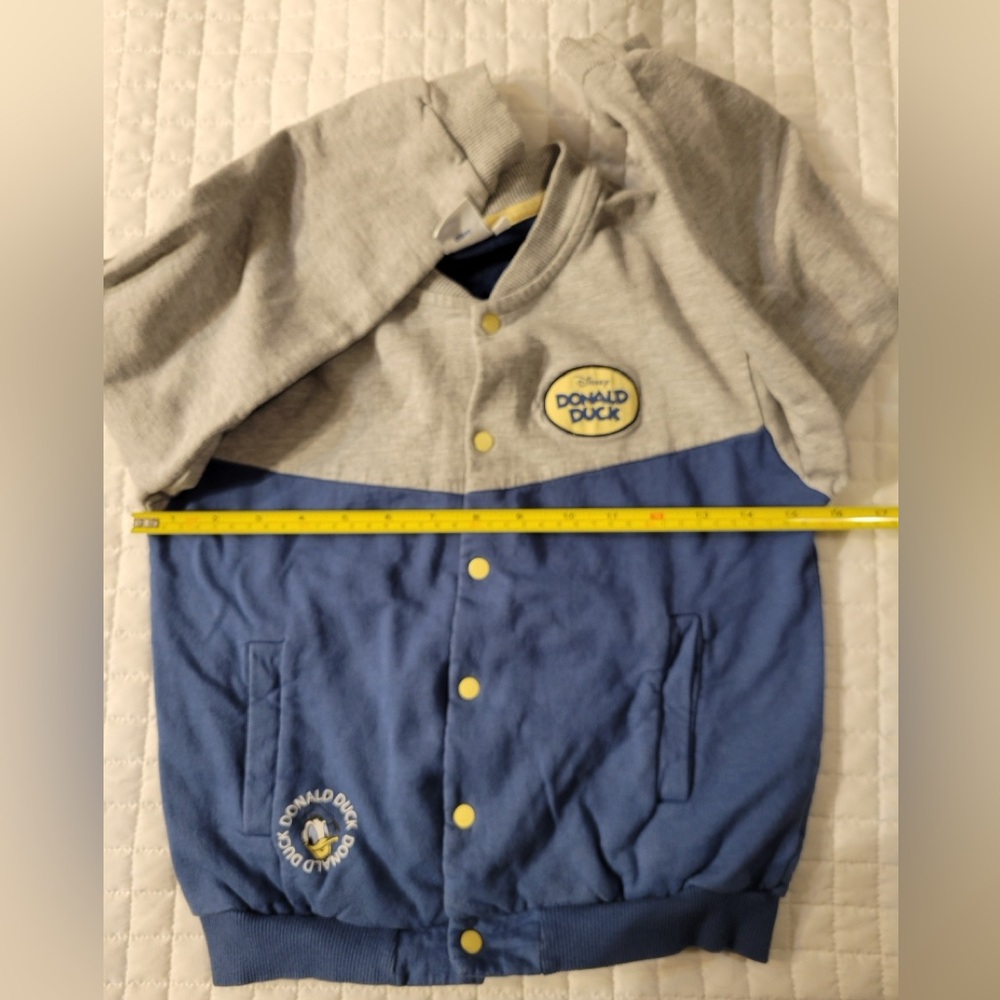 VTG Disney Donald Duck Kids Bomber Jacket Sweater Collectible Anniversary Fandom - Picture 8 of 10